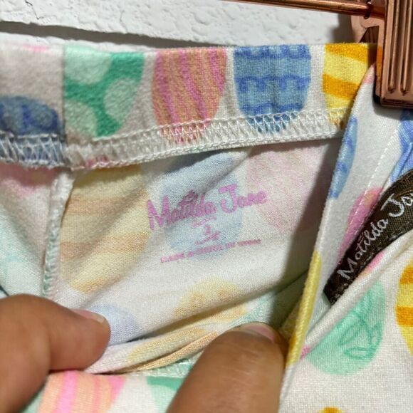 Matilda Jane Girls Dream Chasers Hoppin' Around Tapered Leg Pajama Size 2 - Picture 3 of 5